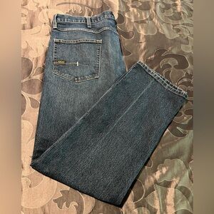 Ariat Rebar M5 Straight-Leg Dark Blue Denim Jeans Men’s 42x34